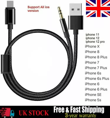£7.49 • Buy Bmw & Mini IPod IPhone 6 7 8 X XS XR Interface Audio USB Cable Lead AUX Adapter