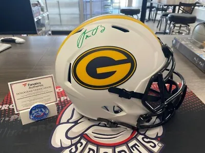 Aaron Rodgers Autographed NFL Replica Full-Size Helmet - Fanatics Authentication • $725