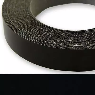 22mm Black Melamine Iron On  Edging Tape / Banding Shelving Edge Home DIY • £50.99