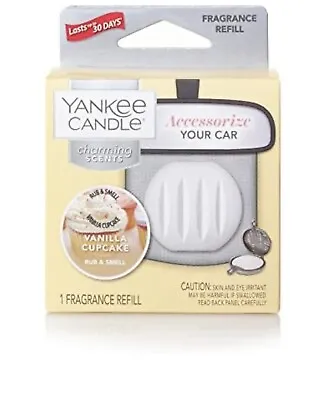 Yankee Candle Charming Scents Car Air Freshener Vanilla Cupcake Refill • £7.99