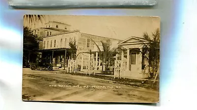 Melbourne Florida State Bank Real Photo Postcard 462s • $26.99