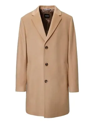 BOSS Men Jared Wool & Cashmere Classic Fit Topcoat • $379