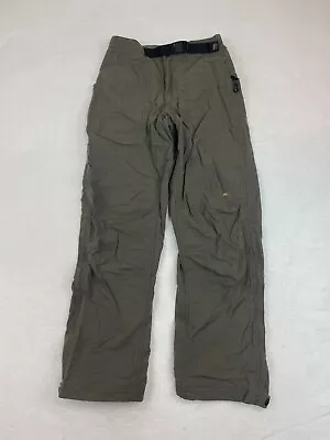 $26.99 • Buy Mountain Hardwear Pants Womens 6 Green Brown Adjustable Belted Nylon Hiking Good