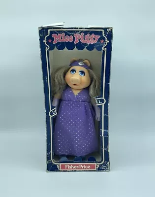 1981 Miss Piggy Dress Up Muppet Doll Toy Jim Henson Fisher Price NIB • $64.99