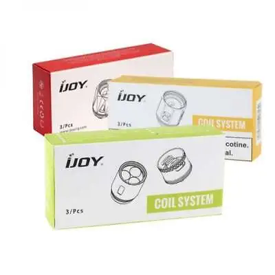 IJoy Captain Coils | CA | CA2 | CA3 | CA8 (pack Of 3) Clearance Sale • £4.49