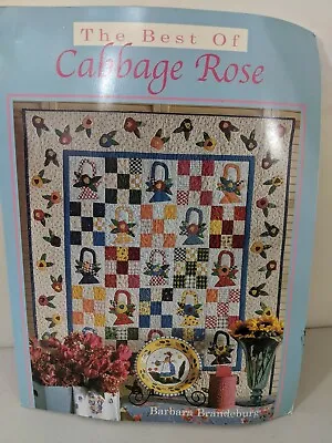 Vtg Pattern Book Quilting Sewing Best Cabbage Rose Design Templates Brandenburg • $4.99