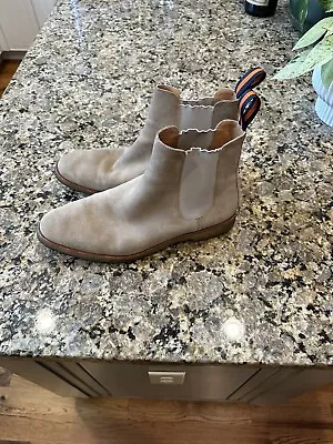 New Republic Mark Mcnairy Chelsea Boots Mens 10.5 Suede Gum Soles Casual Pull On • $45