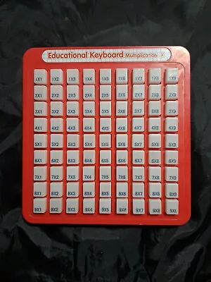 Educational Keyboard Multiplication X Times Table Press And Learn Homeschool • $25