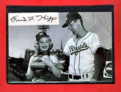 1956 Fred Kipp Autographed  4x6 Glossy  Montreal Royals Photo • $2.99