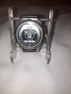 Vintage 1997 Oakland Raiders Fossil Watch NFL Las Vegas Raiders New Battery MINT • $99.99