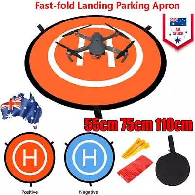 $14.21 • Buy Protective Fast-fold Drone Landing Pad Mat For DJI Mavic Pro 55cm&75cm&110cm