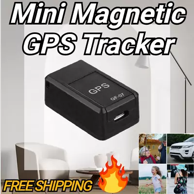 Mini Magnetic GPS Tracker Real-time Car Truck Vehicle SMS Locator GSM GPRS GF07 • $6