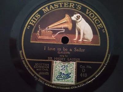 $9.78 • Buy Harry Lauder - I Love To Be A Sailor / Jean - 78 Rpm