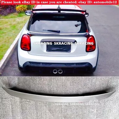 Unpainted Black Rear Middle Spoiler Trunk Wing For Mini F55 F56 Cooper S 13-18 • $225