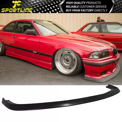 Fits 92-98 BMW E36 M3 Only 2Dr 4Dr AC Style Front Bumper Lip Spoiler - PU • $165.59