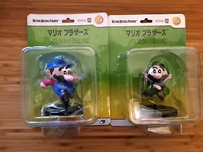 WEIRD CLASSIC RETRO - MARIO BROS Mario & Luigi - Double Set - MEDICOM UDF • $48