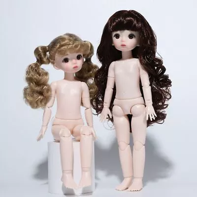 Beautiful 1/6 BJD Movable Joint Doll Body Toys 30cm Dress Up Doll  Toddler • $13.04