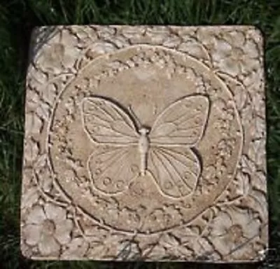 Butterfly Stepping Stone Mold Plaster Concrete Mould 11  X 10.75  X Over 1   • $42.95