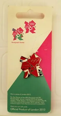 Official Licensed London 2012 Olympic Games  Medium Union Jack Logo  Pin / Badge • $17.99
