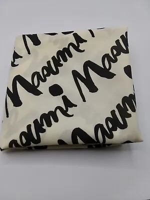 Vintage MASUMI BY COTY PERFUME Black And White Logo Scarf 20  Square • $16.11