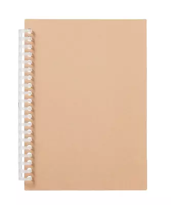 MUJI Refill Notebook Body Kraft Cover A5 20 Holes Beige • $8.83