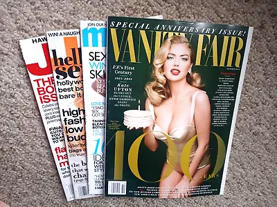 Fashion Magazine Lot Jane Vanity Fair Marie Claire Eva Mendes Kate Upton • $19.95