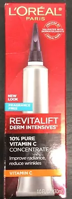 2 PK L'Oreal Revitalift Derm Intensives 10% Pure Vitamin C Concentrate 1.0oz (D1 • $28