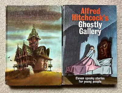 Lot Of 2 Books Alfred Hitchock's Haunted Houseful & Ghostly Gallery Hardcover • $15.99