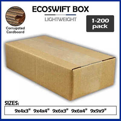 9  Corrugated Cardboard Boxes Shipping Supplies Mailing Moving - Choose 4 Sizes • $23.99