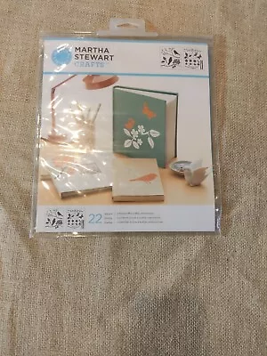 Martha Stewart Crafts- Birds & Berries Laser-Cut Stencils #32256 -22 Designs-NIP • $9.99