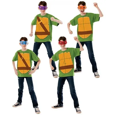 TMNT Costume Kids Teenage Mutant Ninja Turtles Halloween Fancy Dress • $12.79