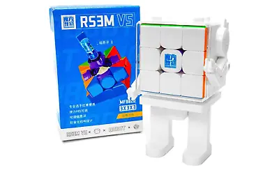 MoYu RS3 M V5 3x3 Magnetic (MagLev + Robot Display Box) Speed Cube • $20.95