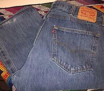 Vtg 36 X 29.5 Men’s Levi’s 501 Jeans Button Fly 501’s Medium Wash All Cotton • $11