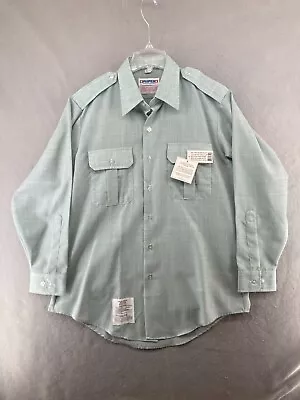 Propper Mens Military Shirt 16.5/32 Green NWT Long Sleeve Button Up Tapered • $18.99