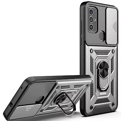 Elite Series Hybrid Case With Ring Grip And Camera Lens Cover For Motorola Moto • $15.29