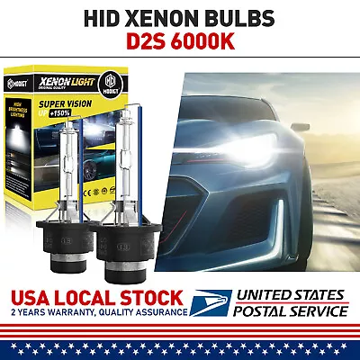 2 Pack D2S Xenon HID Headlight Bulbs Standard For Philips 85122C1 66240 6000K • $18.99