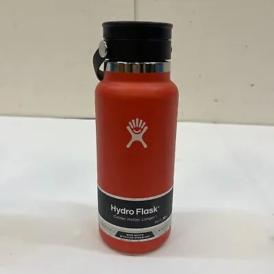 NEW Hydro Flask Wide-Mouth Water Bottle With Flex Straw Lid - 32 Oz. GOJI • $29.99