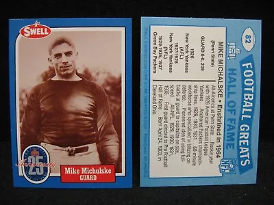 1988  Mike Michalske      Green Bay Packers  Swell Hall Of Fame #82 • $2.25