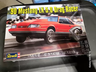 Revell '90 Mustang LX 5.0 Drag Racer 1:25 Scale Plastic Model Kit 85-4195 NIB • $33.95