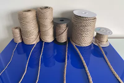 £2.99 • Buy Jute Strings/Twines And Hessian Plait Trim, Rustic Shabby Chic, Price Per Metre