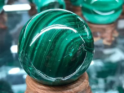 Top Natural Malachite Quartz Sphere Quartz Crystal Ball Reiki Healing 150-200g • $88.88