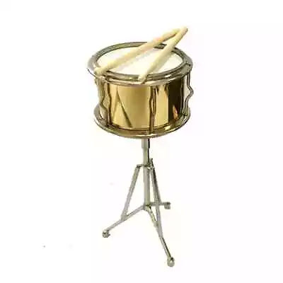 9cm Miniature Snare Drum Model Musical Instrument Dollhouse Ob11 1/6-Kailing • $31.23