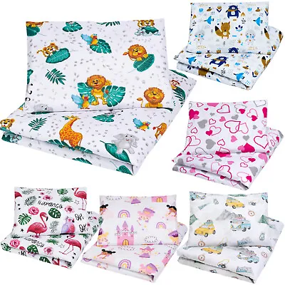 2 Piece Bedding Set Cot Bed Baby Toddler Junior Bed Duvet Cover Pillowcase • £4.99