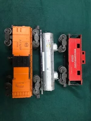 Lot Of 3 Lionel Freight Cars Rolling Stock 0 Gauge • $10