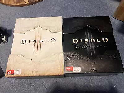 Diablo III And Reaper Of Souls Collectors Editions (Set) “RoS Game DVD Missing” • $160