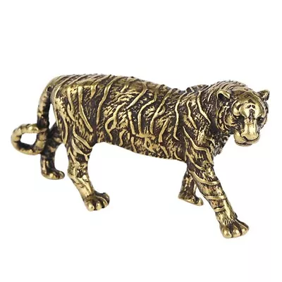 Tiger Statue Table Home Decoration Living Room Vintage Animal Chinese • $28.80