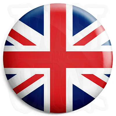 Union Jack Flag - Button Badge - 25mm British Mod Badges Fridge Magnet Option • £1.49