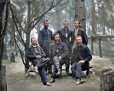 1864 Surgeons Of 4th Division CIVIL WAR ERA Colorized Photo   (204-y) • $11.33