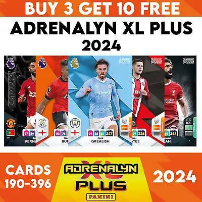 Adrenalyn Xl Plus 2024 Premier League Panini 2024 23/24 Base Cards #190 - #396 • £1.75