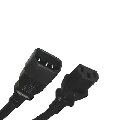 3FT-10FT Extension AC Power Cord IEC320 C13/C14 16 AWG 13A 250V For PC / Monitor • $6.89